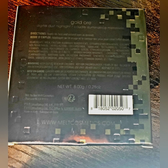 MELT cosmetics- digital dust highlighter (gold ore) - Picture 3 of 11